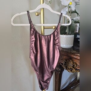 Dippin DAISYS SWIMSUIT METALLIC COPPER Xl